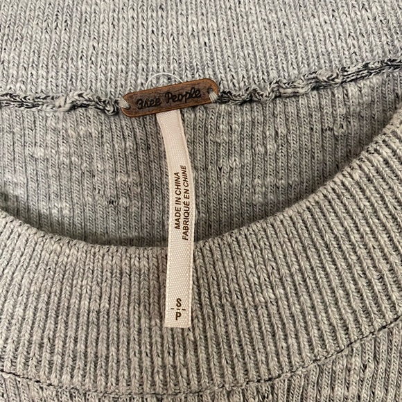 Free People Body sleeveless ribbed dress form fit mid calf length grey Size Sm - Picture 2 of 6